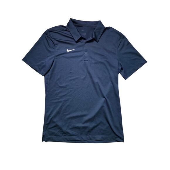 Nike Dri-FIT Franchise Polo Men S College Navy Moisture-Wicking - Picture 1 of 7